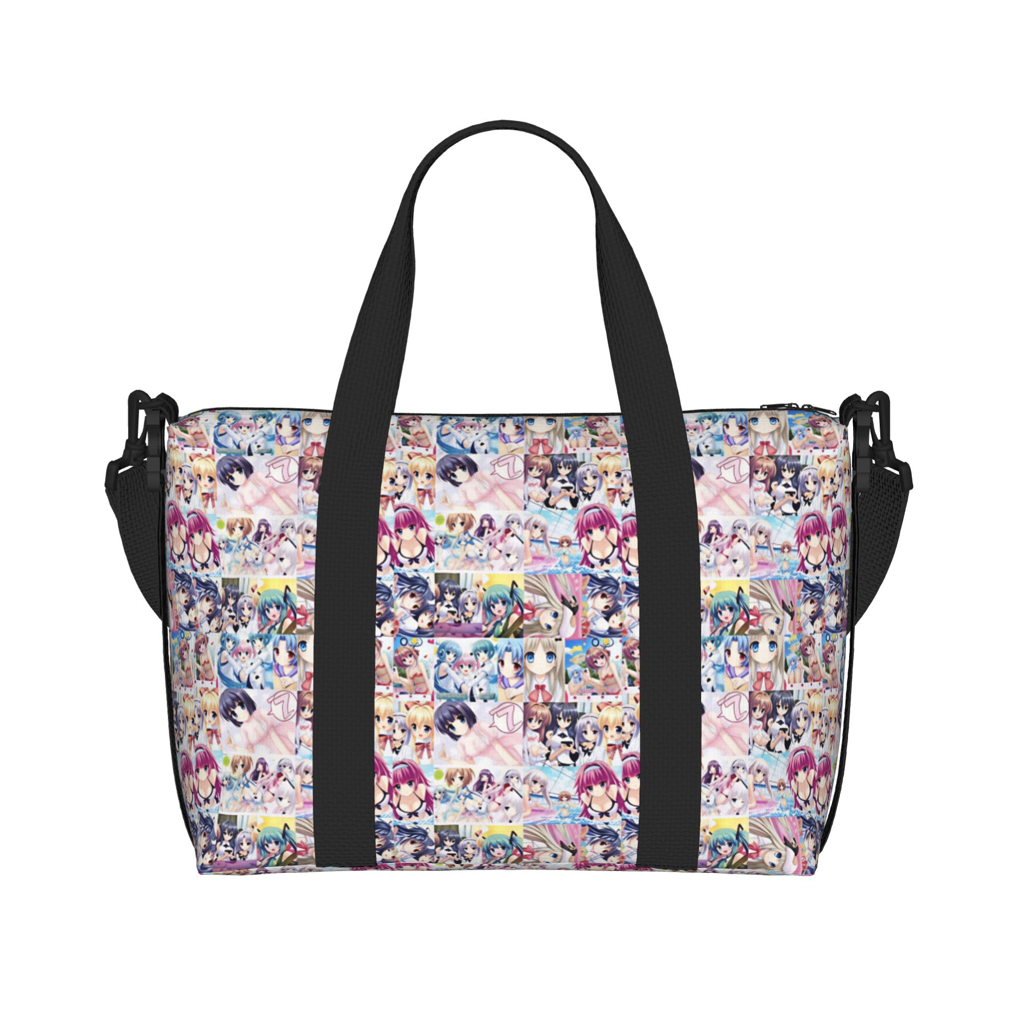 Women Bags Ru - กระเป๋าโท้ทขนาดใหญ่สั่งทำพิเศษ ลาย T-To L-Love R-Ru สำหรับผู้หญิง