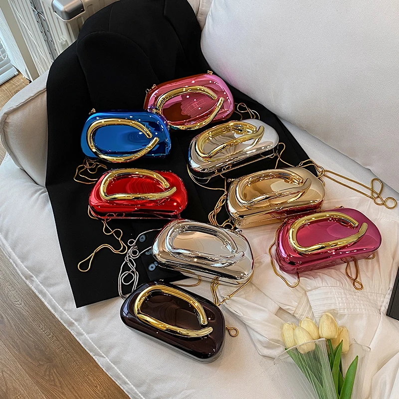 ปิดทองกล่องคลัทช์กระเป๋าผู้หญิ - Women Bags 2026 Trends บทวิจารณ์และราคา