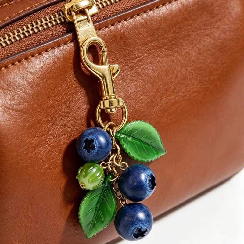 พวงกุญแจเรซิ่นจำลองบลูเบอร์รีข - Women'S Young Bags บทวิจารณ์และราคา