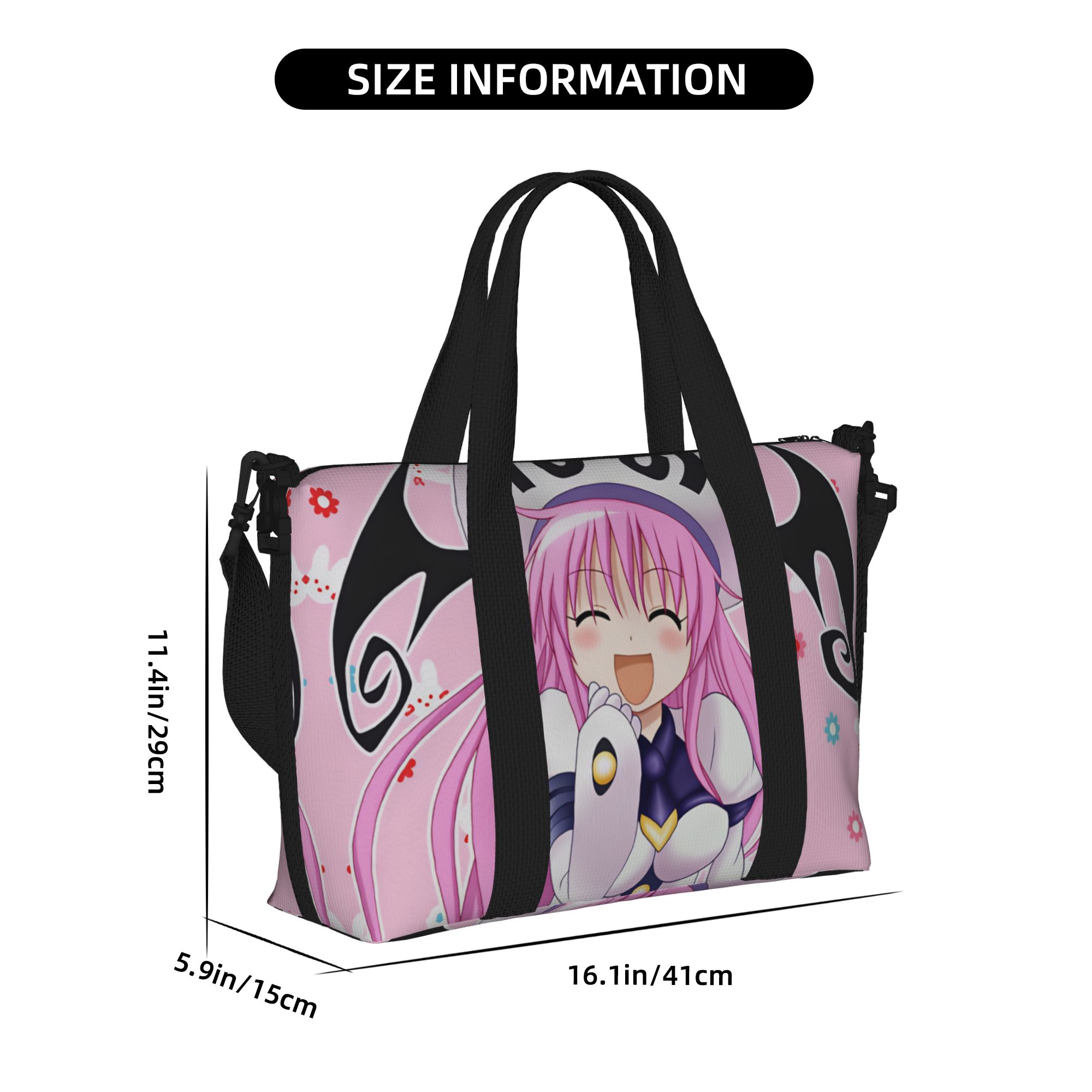 กระเป๋าช้อปปิ้งลายอนิเมะ Lala  - Women Bags Ru บทวิจารณ์และราคา