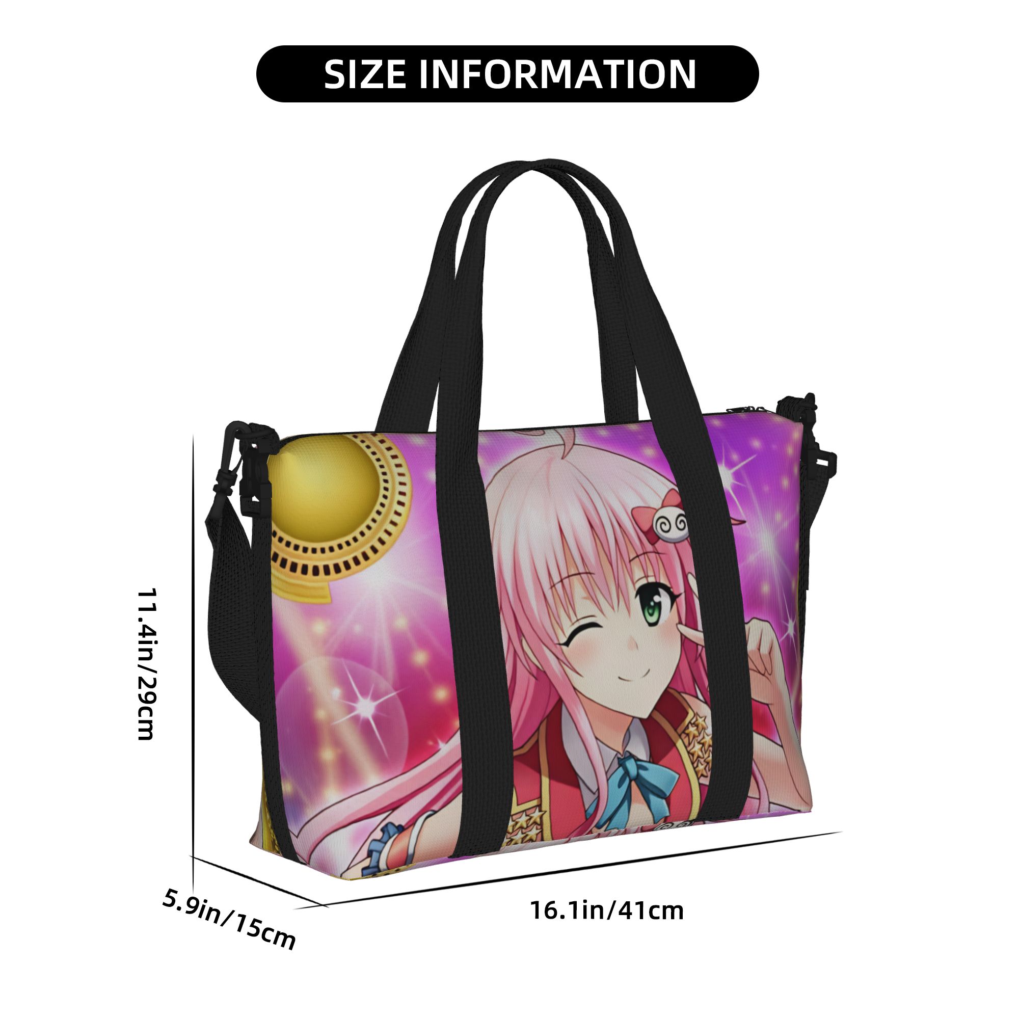 กระเป๋าโท้ทช้อปปิ้งลายอนิเมะ L - Women Bags Ru บทวิจารณ์และราคา