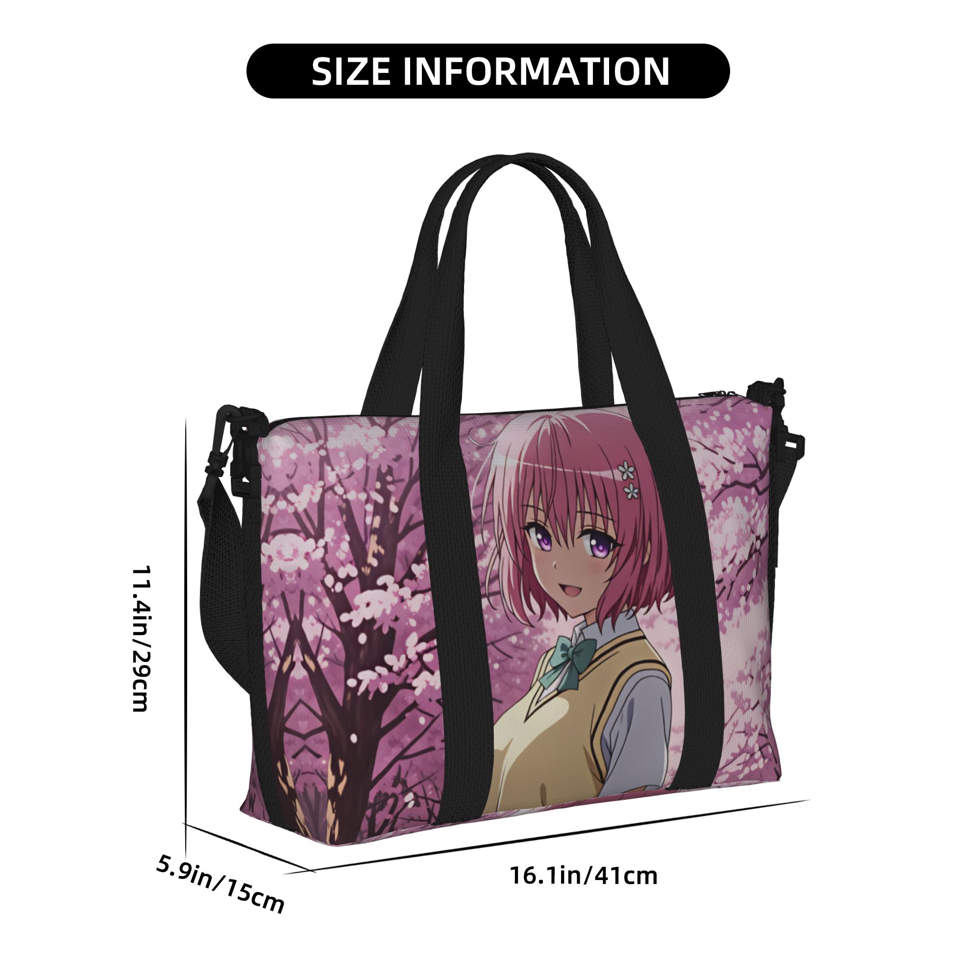 กระเป๋าโท้ทชายหาดลายอนิเมะ Mom - Women Bags Ru บทวิจารณ์และราคา